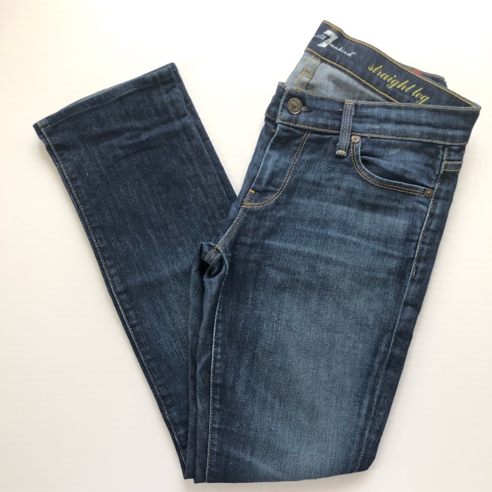7 for all Mankind Straight Leg Jeans